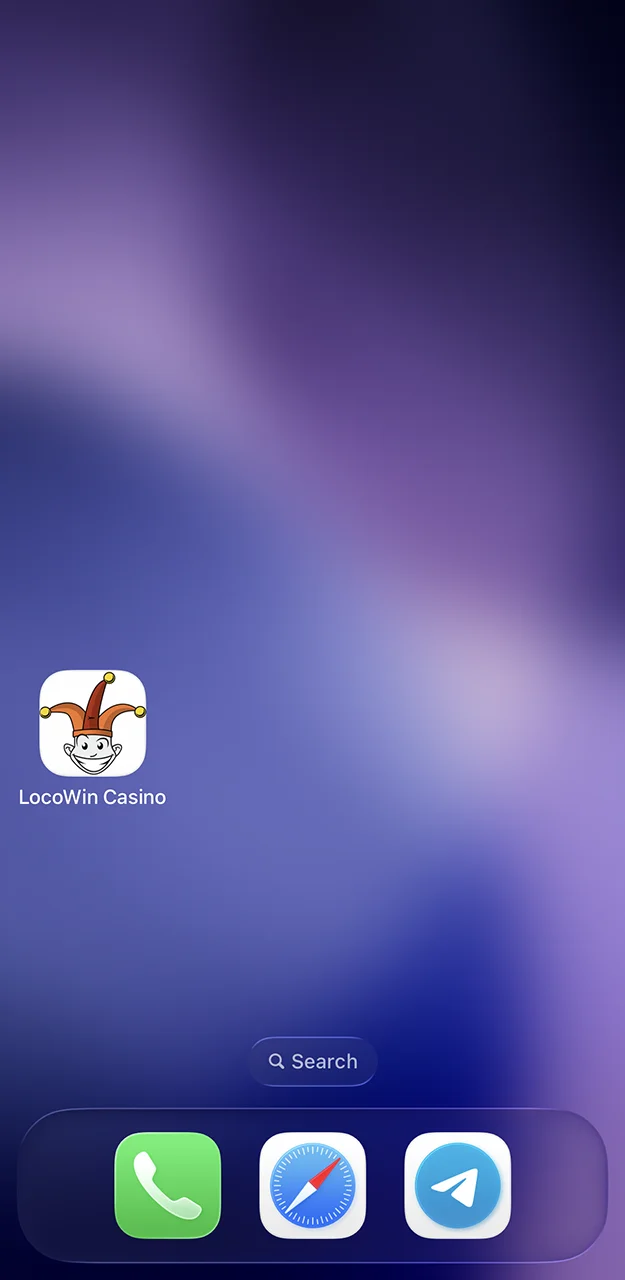 Launch the Locowin app for the first time.